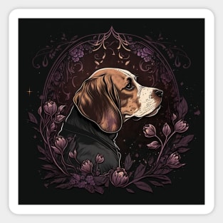 Beagle Illustration Sticker